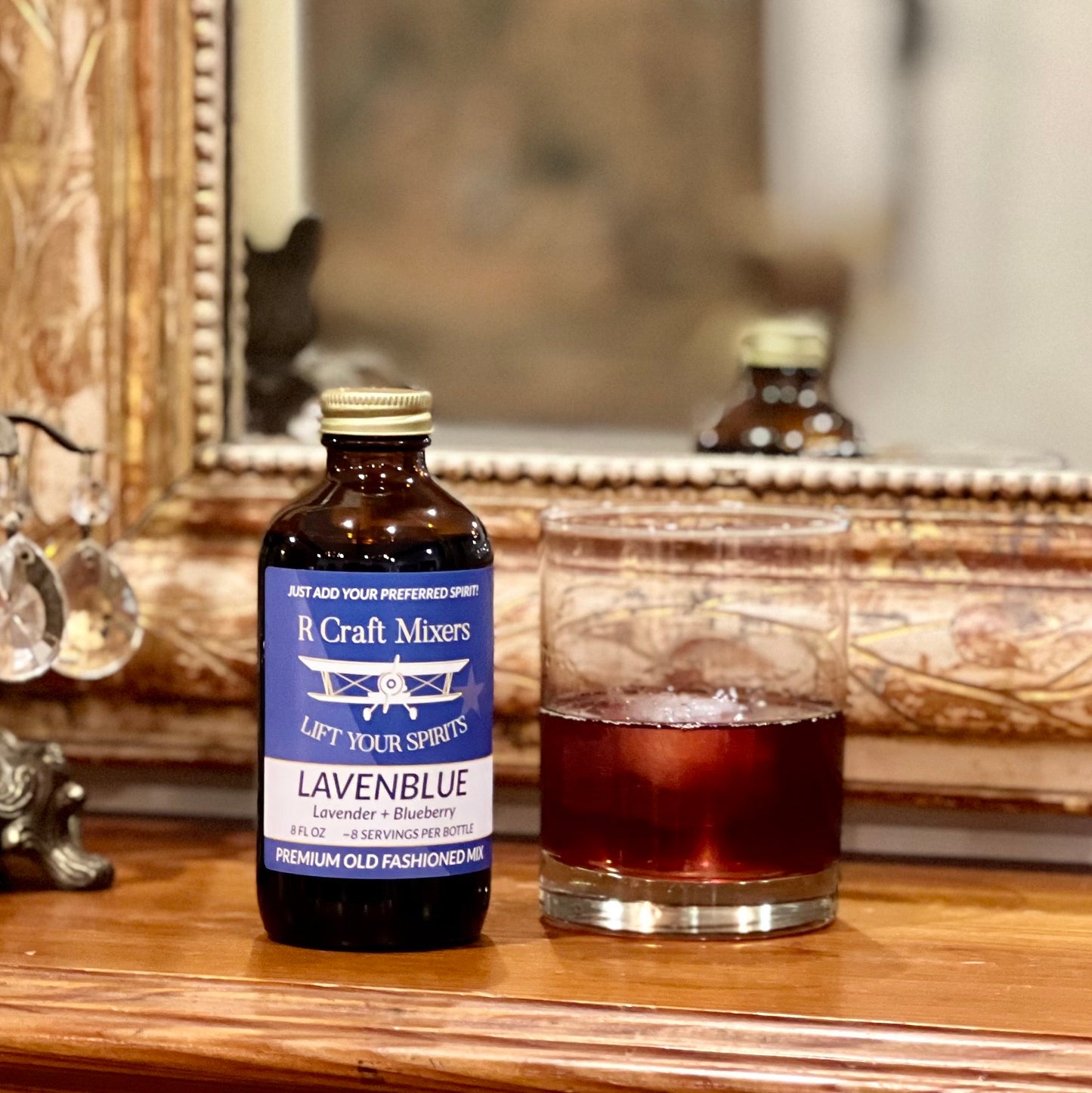 LavenBlue Old Fashioned Mixer – Lavender + Blueberry